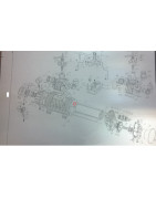 Wałek (czop) napędowy pompy olejowej do pomp próżniowych Jurop 4051622002600, 1622002600