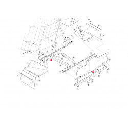 Oryginalna rolka toczna zgrabiarki Kuhn 57533300, 57642800