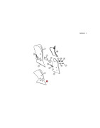 Lemiesz przedpłużka lewy Kuhn 631109