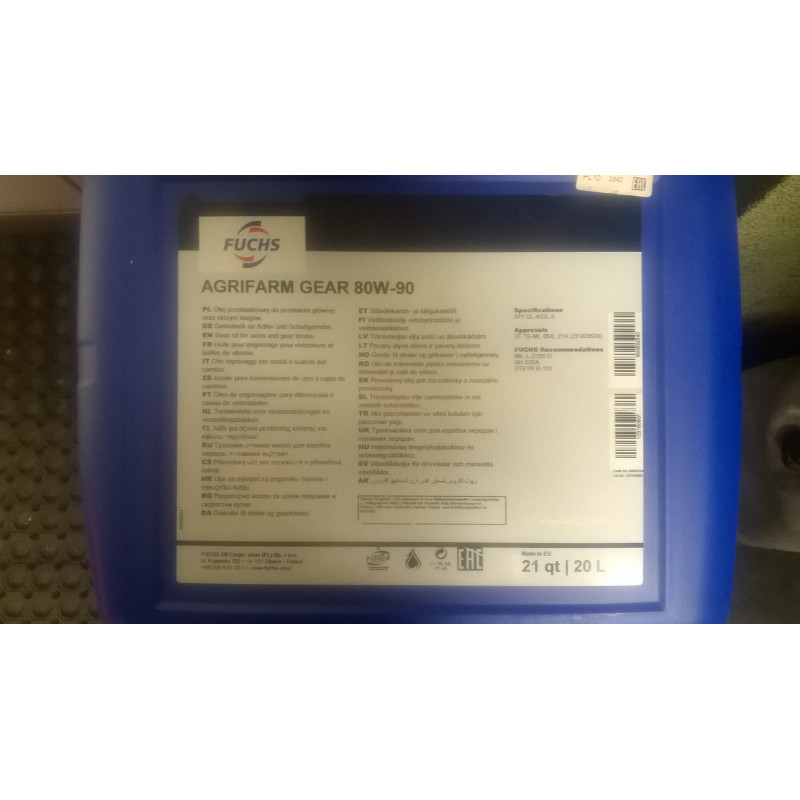 Olej GEAR 80W90 20L Olej GEAR 80W90 20L
