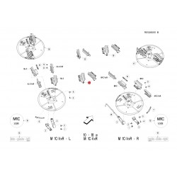 Łopatka tarczy metalowa Kuhn R4021243