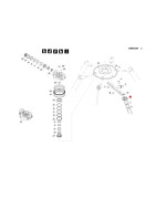 Palec przetrząsacza zgrabiarki Kuhn K-58740600