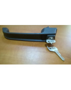 Klamka z wkładką na klucz K-Z/003