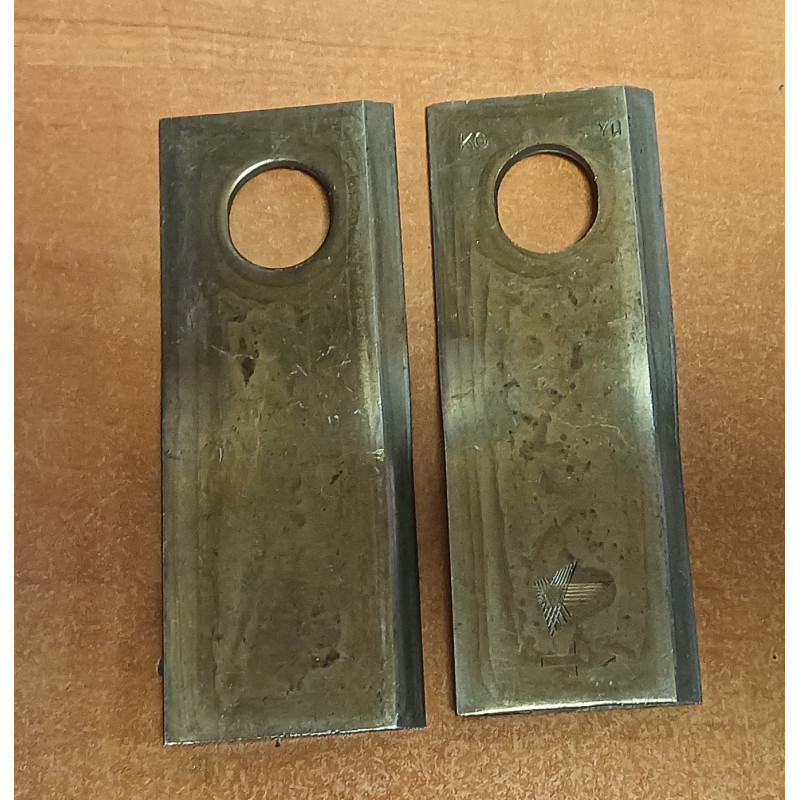 Nóż kosiarki rotacyjnej lewy Kverneland oryginał KT5611090001, 126*47*4