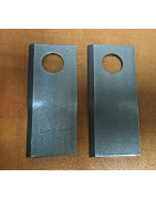 Nóż kosiarki rotacyjnej Kramp prawy 434970KR, 112*49*4