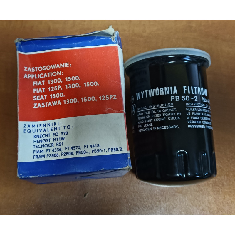Filtr oleju PB 50-2, SO607