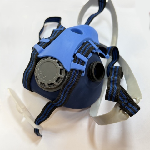 Półmaska silikonowa 97-350 z miejscem na dwa pochłaniacze Neo Tools - bez filtrów