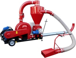 Przenośnik pneumatyczny ssąco-tłoczący T 449/2 37kW z wentylatorem trójstopniowym