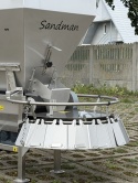 Rozsiewacz komunalny SANDMAN INOX N031/2 z modułem wibracyjnym